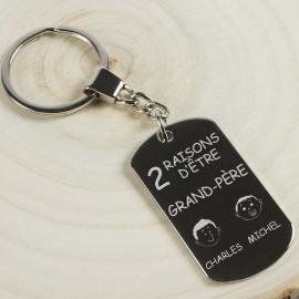 Porte-clés personnalisé raisons d'être grand-père