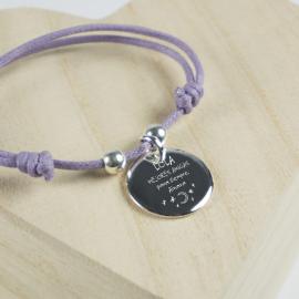 Bracelet personnalisé avec dédicace