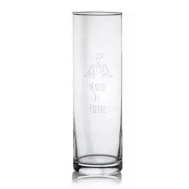 Vase personnalisé pour amoureux