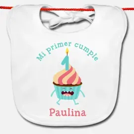 Bavoir personnalisé Mon premier anniversaire
