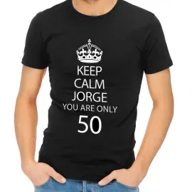 T-shirt personnalisé 'Keep Calm you are only'