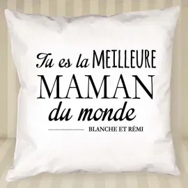 Coussin personnalisé de la meilleure maman