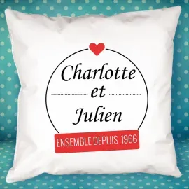 Coussin personnalisé ensemble depuis...