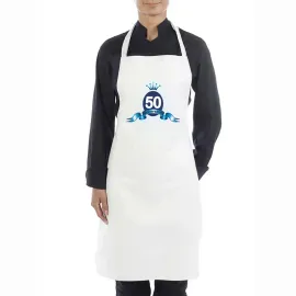 Tablier personnalisé du 50e anniversaire