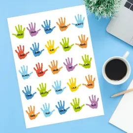Tableau personnalisé 'Empreintes de mains'