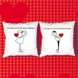 Pack coussin personnalisé 'Si vous lisez ceci ...'