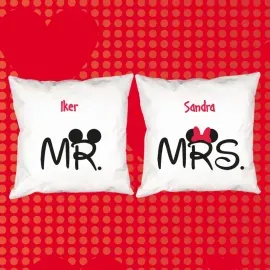 Pack de coussins Mr et Mrs