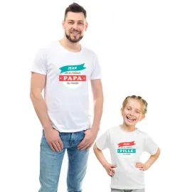 Pack personnalisé meilleur papa et meilleur fils