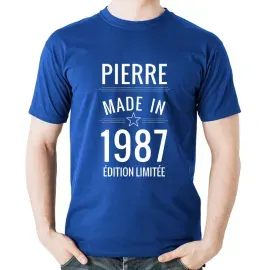 T-shirt personnalisé 'Made in'