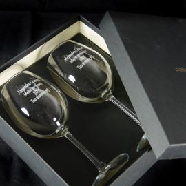 Verres à vin gravés pour enseignants