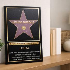 'Walk of fame' personalisée