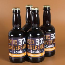 Bières personnalisées pour anniversaires