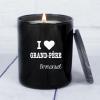 Bougies personnalisées: Bougie gravée 'I love'