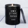 Bougies personnalisées: Bougie gravée je t'aime maman