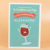 Boissons personnalisées: Bouteille de vin étiquette Grand Cru 'Anniversaire'