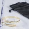 Bijoux personnalisés: Bracelet doré gravé