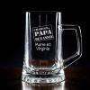 Art de la table personnalisé: Chope de bière pour le Papa de l'année