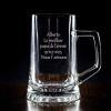 Art de la table personnalisé: Chope de bière gravée