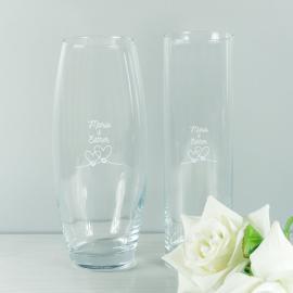 Vase Swarovski gravé pour couple