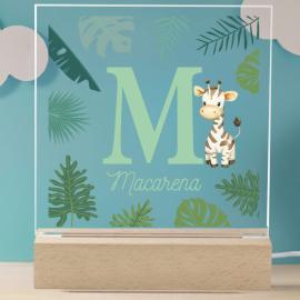 Lampe personnalisée pour enfant avec initiale et prénom