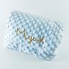 Cadeaux brodés: Couverture pour bébé brodée à pois