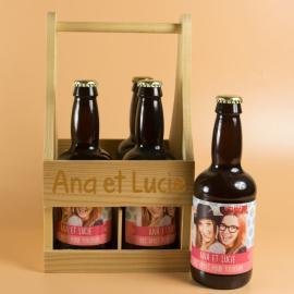 Pack de bières personnalisées 'Friends forever'