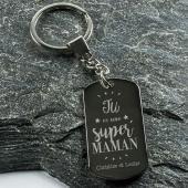 Porte clé personnalisé Tu es une maman géniale