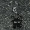 Bijoux personnalisés: Porte-clés gravé pour fille
