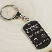 Porte-clés personnalisé raisons d'être grand-père