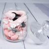 Décoration: Pot de bonbons en verre personnalisé
