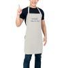 Tabliers personnalisés: Tablier de cuisine BIO brodé de texte