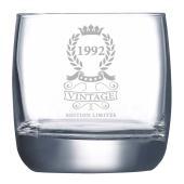 Verre à whisky gravé '30 ans' édition limitée