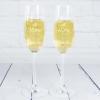 Art de la table personnalisé: Coupes de champagne pour couples