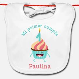Bavoir personnalisé Mon premier anniversaire