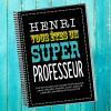 Cadeaux avec le nom: Cahier Superprof personnalisé