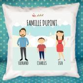 Coussin personnalisé Famille Super