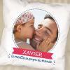Décoration: Coussin personnalisé pour papa