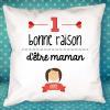 Décoration: Raisons d'être maman Coussin
