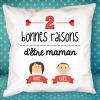 Décoration: Raisons d'être maman Coussin