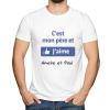Cadeaux avec le nom: T-shirt I like mon Papa personnalisé