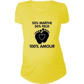 T-shirt pourcentages personnalisé