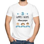 T-shirt Raisons d'être papa