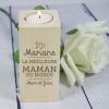 Bougies personnalisées: Bougeoir en bois personnalisé pour mamans Bougies personnalisées: Bougeoir en bois personnalisé pour mamans