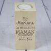 Bougies personnalisées: Bougeoir en bois personnalisé pour mamans Bougies personnalisées: Bougeoir en bois personnalisé pour mamans