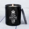 Bougies personnalisées: Bougie personnalisée 'Keep calm' Bougies personnalisées: Bougie personnalisée 'Keep calm'