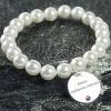 Bijoux personnalisés: Bracelet en argent personnalisé avec médaille Bijoux personnalisés: Bracelet en argent personnalisé avec médaille