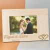 Cadeaux avec le nom: Cadre en bois personnalisé pour les mariages Cadeaux avec le nom: Cadre en bois personnalisé pour les mariages