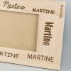 Cadeaux avec le nom: Cadre photo en chêne personnalisé avec prénom Cadeaux avec le nom: Cadre photo en chêne personnalisé avec prénom