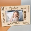 Cadeaux avec le nom: Cadre photo en chêne personnalisé avec prénom Cadeaux avec le nom: Cadre photo en chêne personnalisé avec prénom