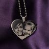 Bijoux personnalisés: Pendentif coeur avec photo gravée Bijoux personnalisés: Pendentif coeur avec photo gravée